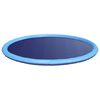 vidaXL Alfombra de salpicaduras para ni&ntilde;os y perros Azul &Oslash;200 x 9 cm