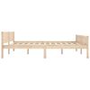 vidaXL Estructura de cama sin colchón madera maciza de pino 180x200 cm
