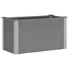 vidaXL Arriate de WPC gris 100x50x54 cm