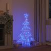 vidaXL &Aacute;rbol de Navidad con 100 LED Azul 122 cm Acr&iacute;lico