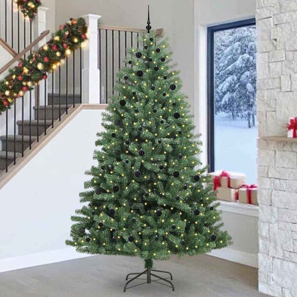 vidaXL &Aacute;rbol de Navidad artificial con ramas articuladas Verde 270 cm