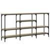 vidaXL Mesa consola madera de ingenier&iacute;a roble Sonoma 160x29x80 cm