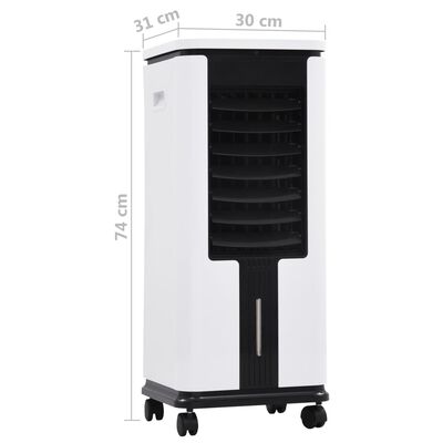 vidaXL Enfriador de aire móvil 3 en 1 purificador humidificador 75 W