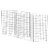 vidaXL Cesta de muro de gaviones acero galvanizado 120x30x100 cm
