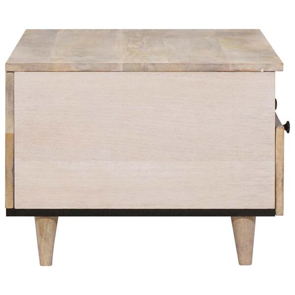vidaXL Mesa de Caf&eacute; con caj&oacute;n 80 x 54 x 40 cm Madera maciza de Acacia