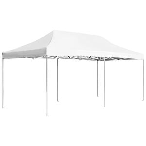 vidaXL Carpa plegable profesional de aluminio blanco 6x3 m
