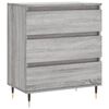 vidaXL Aparador de madera contrachapada gris Sonoma 60x35x70 cm