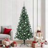 vidaXL &Aacute;rbol de Navidad Artificial Preiluminado Verde 210 cm