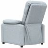 vidaXL Sill&oacute;n reclinable de tela gris claro