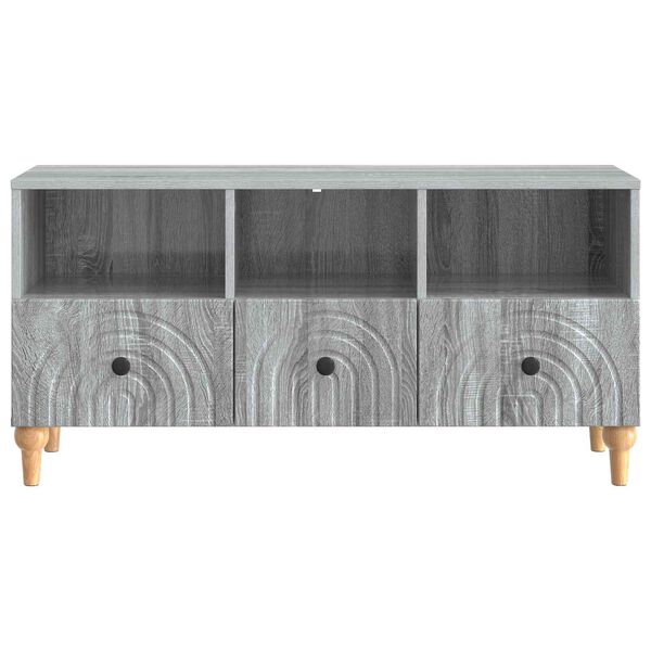 vidaXL Mueble de TV Gris Sonoma 102 x 34,5 x 50 cm