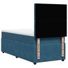 vidaXL Cama box spring con colch&oacute;n terciopelo azul oscuro 90x190 cm
