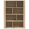 vidaXL Aparador madera contrachapada color roble Sonoma 80x30x106 cm