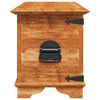 vidaXL Cofre de almacenamiento de madera de mango rugosa