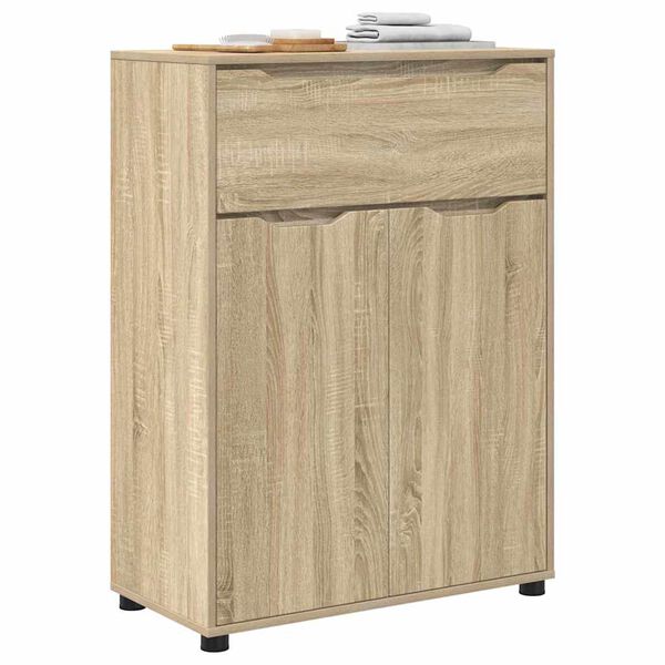 vidaXL Gabinete de Ba&ntilde;o con caj&oacute;n Roble Sonoma 72,5 x 36,5 x 100 cm