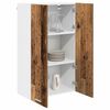 vidaXL Mueble colgante con puerta Madera vieja 60 x 31 x 100 cm