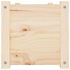 vidaXL Jardinera de madera maciza de pino 100x31x31 cm
