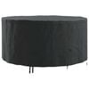 vidaXL Funda para muebles 182 x 182 x 85 cm Tela Oxford 600D Redondo