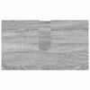 vidaXL Juego de muebles de ba&ntilde;o Montaje en la pared 4 pcs Gris Sonoma