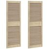 vidaXL Puerta de Armario 2 uds. Natural 49,5 x 2,1 x 140,5 cm