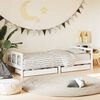 vidaXL Estructura cama ni&ntilde;os con cajones madera pino blanco 90x200 cm