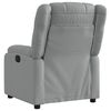 vidaXL Sill&oacute;n reclinable el&eacute;ctrico tela gris claro