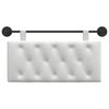 vidaXL Cabecera Colgante Montaje en la pared 100 x 55 x 7 cm tela