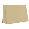 vidaXL Coj&iacute;n de respaldo SOEST 100% Poli&eacute;ster Beige 60 x 20 x 40 cm