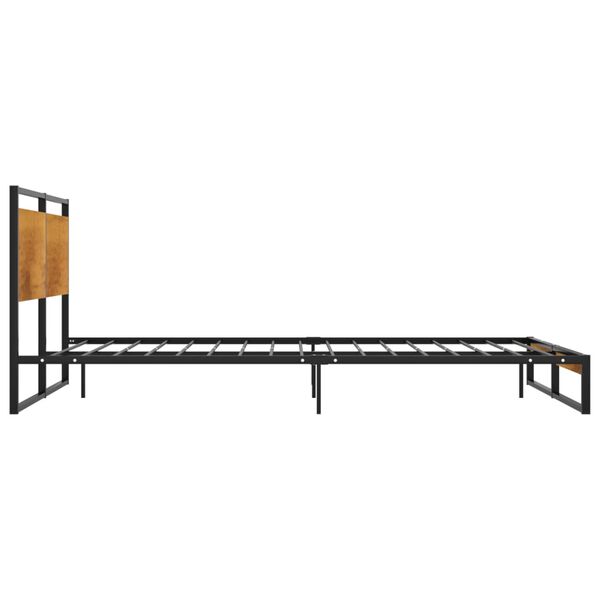 vidaXL Estructura de cama sin colch&oacute;n metal 120x200 cm