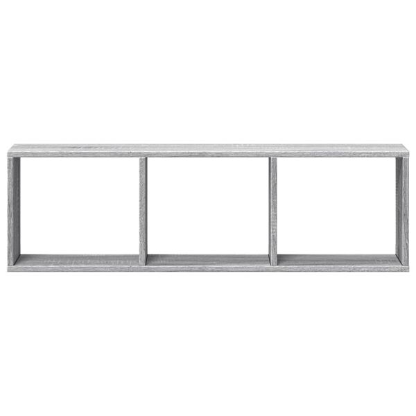 vidaXL Armario de pared madera de ingenier&iacute;a gris Sonoma 100x16x30 cm