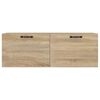 vidaXL Armario pared madera contrachapada roble Sonoma 100x36,5x35 cm