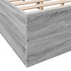 vidaXL Estructura de cama madera de ingenier&iacute;a gris Sonoma 120x190 cm