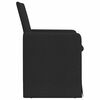 vidaXL Sillas de comedor 2 pcs Negro 57 x 67 x 95 cm tela
