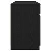 vidaXL Escritorio Roble negro 140 x 49 x 76 cm Madera contrachapada