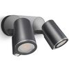 Steinel Foco de exterior con sensor Spot Duo Sensor negro