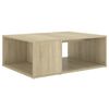 vidaXL Mesa de centro madera contrachapada roble Sonoma 90x67x33 cm