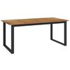 vidaXL Mesa de jard&iacute;n con patas en U madera maciza acacia 180x90x75 cm