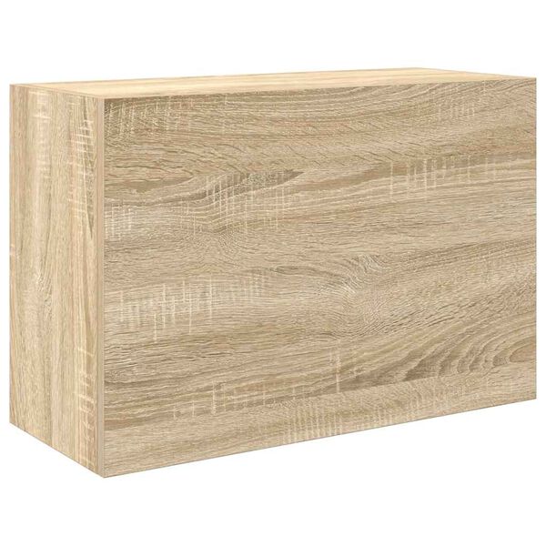 vidaXL Mueble de pared ba&ntilde;o madera ingenier&iacute;a roble Sonoma 60x25x40 cm