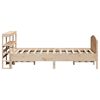 vidaXL Estructura de cama sin colch&oacute;n madera maciza de pino 140x190 cm