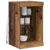 vidaXL Aparador LED Madera vieja 41 x 37 x 67 cm Madera de ingenier&iacute;a