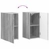 vidaXL Conjunto de mueble de TV 4 pcs Gris Sonoma Madera de ingenier&iacute;a
