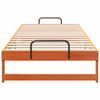 vidaXL Estructura de cama Marrón 80 x 220 cm Madera de pino macizo