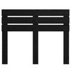 vidaXL Cabecero Roble Negro 120 cm Madera contrachapada