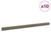 vidaXL Mamperlanes 10 pcs champ&aacute;n 67 x 3 x 2 cm Aluminio