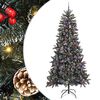vidaXL &Aacute;rbol de Navidad artificial Verde 240 cm PVC, Pl&aacute;stico y Acero