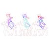 vidaXL Figura de Navidad de los Reyes Magos con 504 LED 70x50 cm