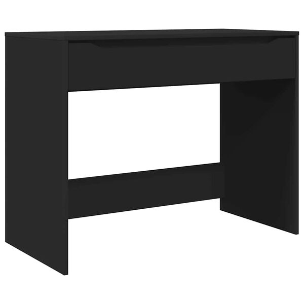 vidaXL Escritorio Negro 100 x 50 x 78 cm Madera contrachapada
