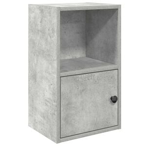 vidaXL Estanter&iacute;a de madera de ingenier&iacute;a gris hormig&oacute;n 31x24x52 cm