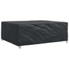 vidaXL Funda para muebles Liso Negro 300 x 250 x 100 cm 600D