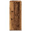 vidaXL Armario de pared madera ingeniería madera envejecida 80x33x80cm