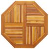vidaXL Tablero de mesa octogonal madera maciza de acacia 70x70x2 cm
